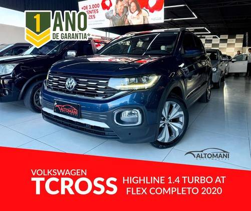 VOLKSWAGEN T-CROSS 1.4 250 TSI TOTAL FLEX HIGHLINE AUTOMÁTICO VOLKSWAGEN T-CROSS 1.4 250 TSI TOTAL FLEX HIGHLINE AUTOMÁTICO